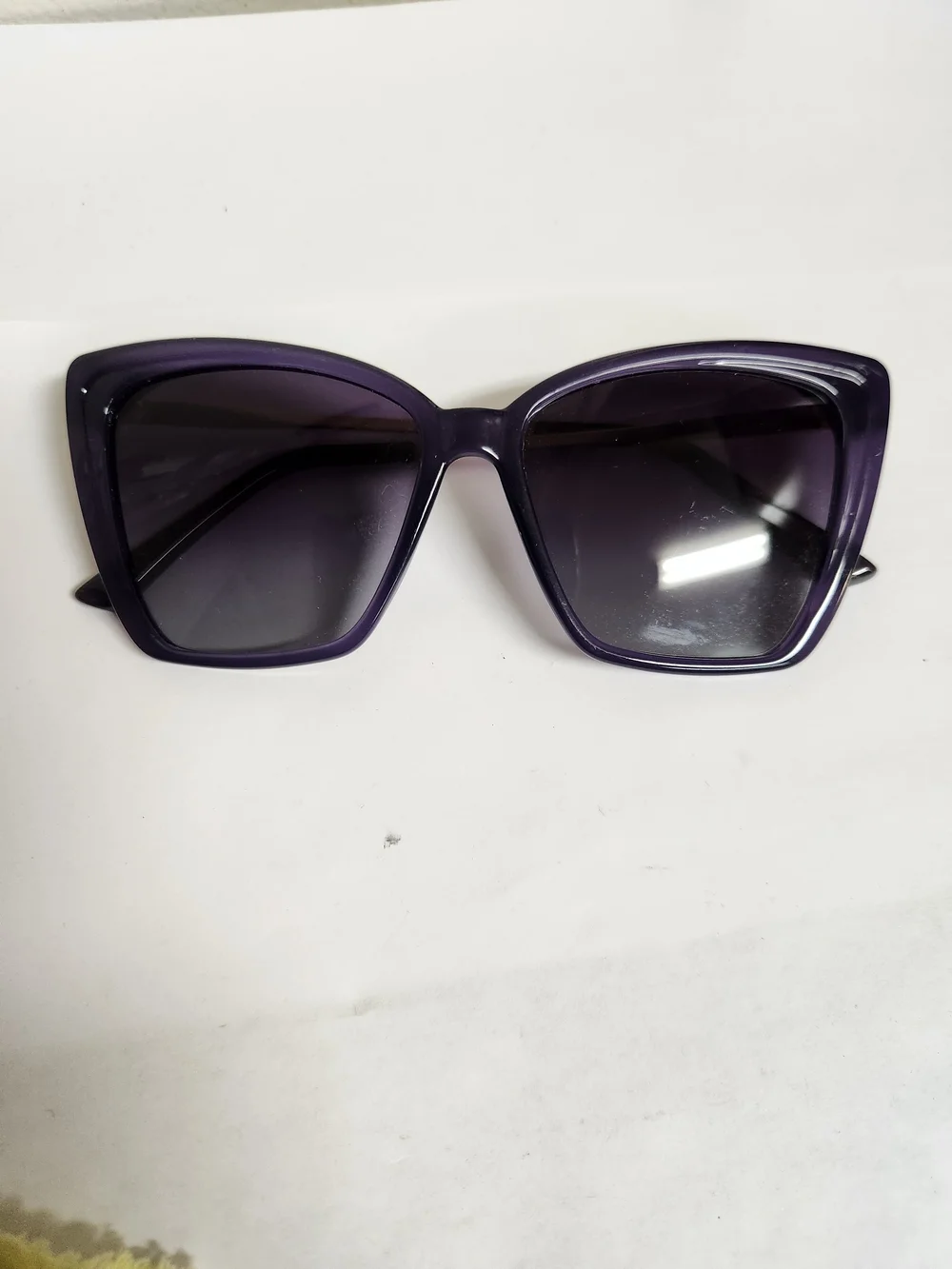 Oversized Cat-Eye Sunglasses for Women in Purple